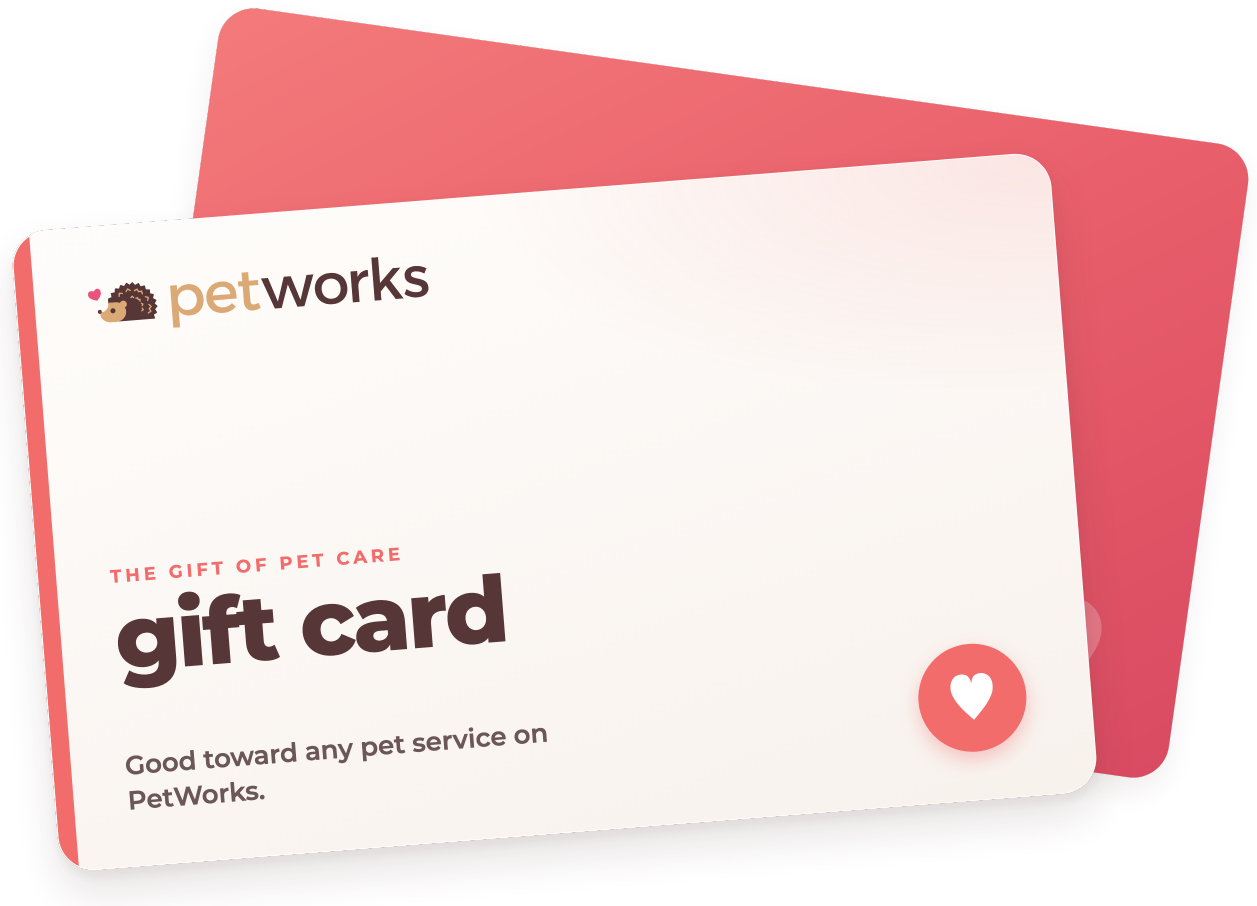 A PetWorks gift card