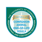 UVM Companion Animal End-Of-Life-Doula Certified