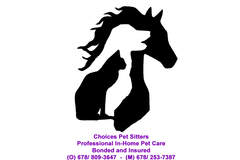 Request Quote:  Choices Pet Sitters - In Home Pet Sitting Service - Jasper, GA