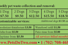 Request Quote: Pets Do Two - Pet Waste Removal Services - Las Vegas, NV