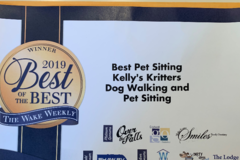 Request Quote: Kelly's Kritters - Pet Sitting and Dog Walking Service - Wake Forest, NC
