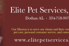 Request Quote: Elite Pet Services LLC - Walking and Pet Sitting  - Dothan, AL