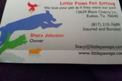 Request Quote: Little Paws Pet Sitting - Euless, TX