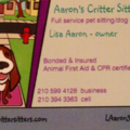 Aaron’s Critter Sitters - In Home Pet Sitting Service - San Antonio, TX
