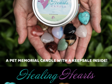 Healing Hearts Pet Memorial Candle 