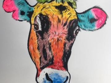Colorful Cow
