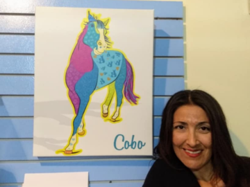 Portfolio: Canvas print "Cobo" and his Mom