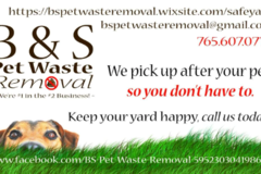 Request Quote: B&S Pet Waste Removal - Lafayette, IN