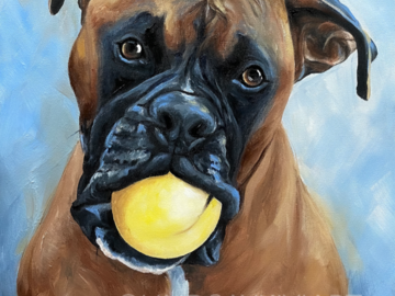 Boxer, Acrylic on Canvas