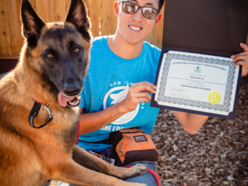 Certified Dog Trainer from International Association of Canine Professionals