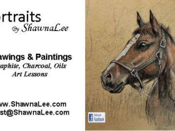 Horses too! Charcoal with pastel.