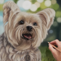 Denver Colorado Custom Soft Pastel Pet Portraits - Nationwide