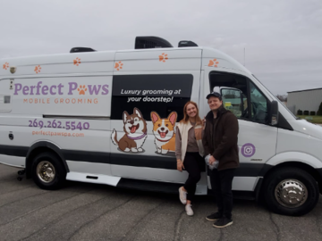 Perfect Paws Mobile Grooming provides superior pet grooming in Granger, IN