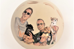 Request Quote: Pet Portrait Painting on Ornaments - Nationwide