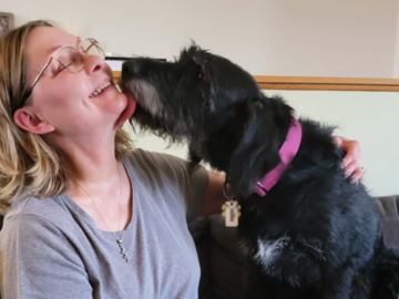 Joan and Grand Pup Julius