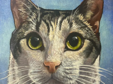 Custom Cat Pet Portrait
