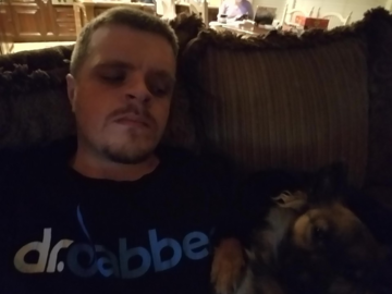 Me and Rocket the puppy