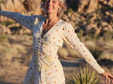 Myself after a sacred healing ceremony in Joshua Tree
