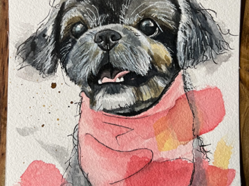 Dog Watercolor