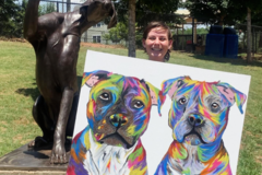 Request Quote: Custom Acrylic Painted Pet Portraits  - Simpsonville, SC