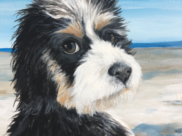 beach background portrait