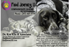 Request Quote: Final Journey - 203-645-5570 - At Home Pet Euthanasia  - Monroe, CT