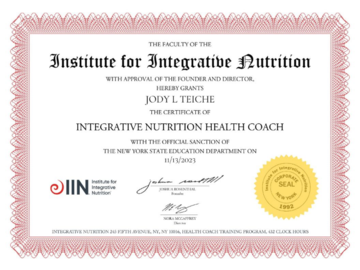 Institute for Integrative Nutrition Coaching Certification