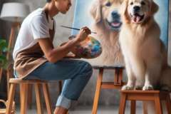 Pet Portrait Paintings and Drawings by Artists - Colorado Springs, CO