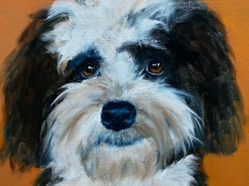 9x12 oil painting for customer