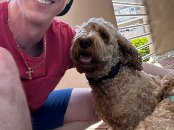 My first client Charlie is the best boy