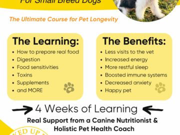 PetGevity Group Program for Small Breeds - SparkedUpDogs