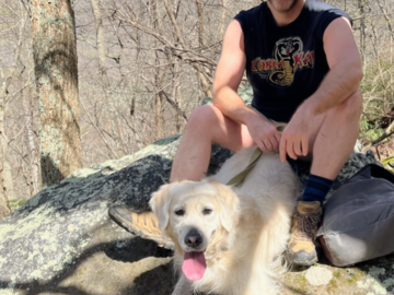 Luna and I on our hike!