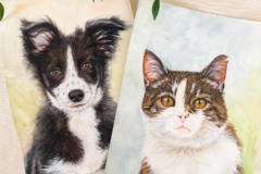 Request Quote: Custom Hand-Painted Watercolor Pet Portraits - Nationwide