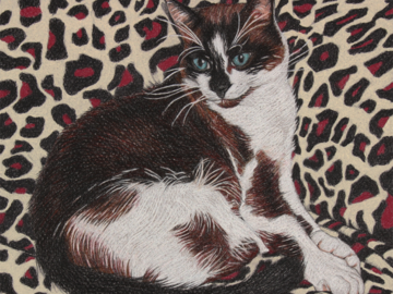 "Coco" 8x8" Pastel
