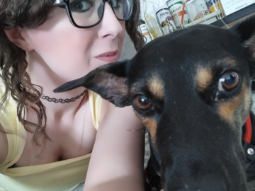 Danielle Wagener and Wendy The Dog!