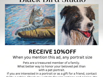 Black Bird Studio Pet Portraits