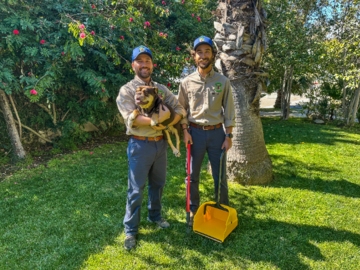 Westside Scoopers founders with Brownie, our mascot