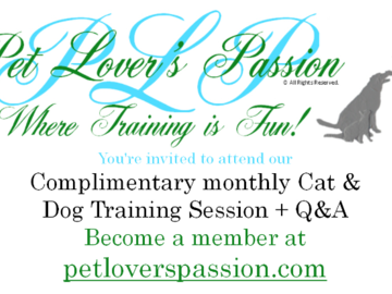 Pet Lover's Passion Invitation to Become a Member