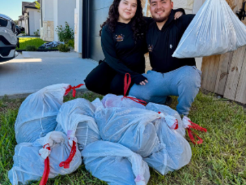9 bags last minute cleanup  