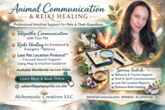 Request Quote: Virtual Animal Communication & Reiki Healing Session - Nationwide
