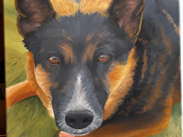 Custom Pet Portrait from Reference 16x20