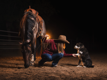 Lifestyle Shoot with one of our Rodeo Athletes and her companions
