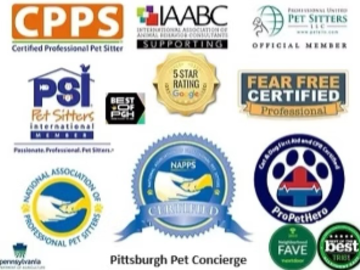 Pittsburgh Pet Concierge certifications and awards