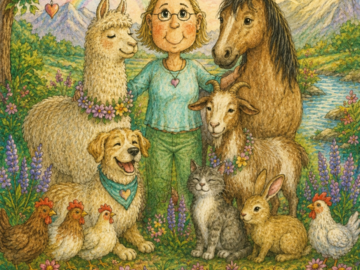 Jenn & Animals Cartoon