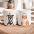 Custom Watercolor Pet Portraits Handcrafted - Nationwide