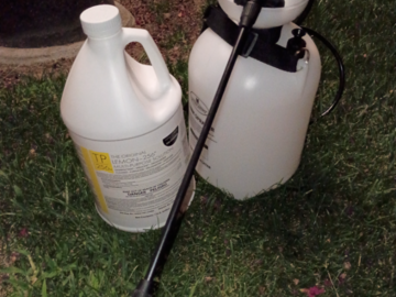 Clean yards start with clean equipment. We sanitize our tools and boots before and after every service using kennel-grade disinfectant.
