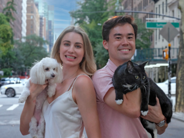Ella and Mr. K, taking their mom and dad around NYC.