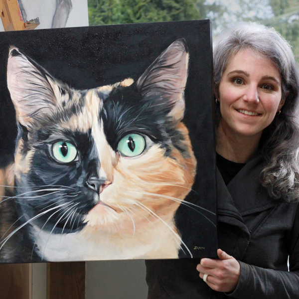 Pet Portrait Paintings - Oil on Canvas  - Lantzville, BC
