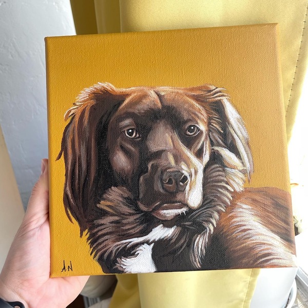 Art by Angie Nieves - Pet Portrait Artist  - Nationwide