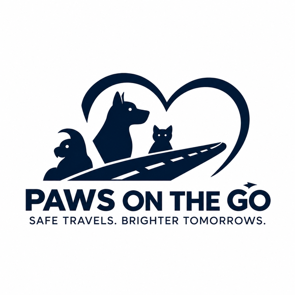 Paws on the go travel logo